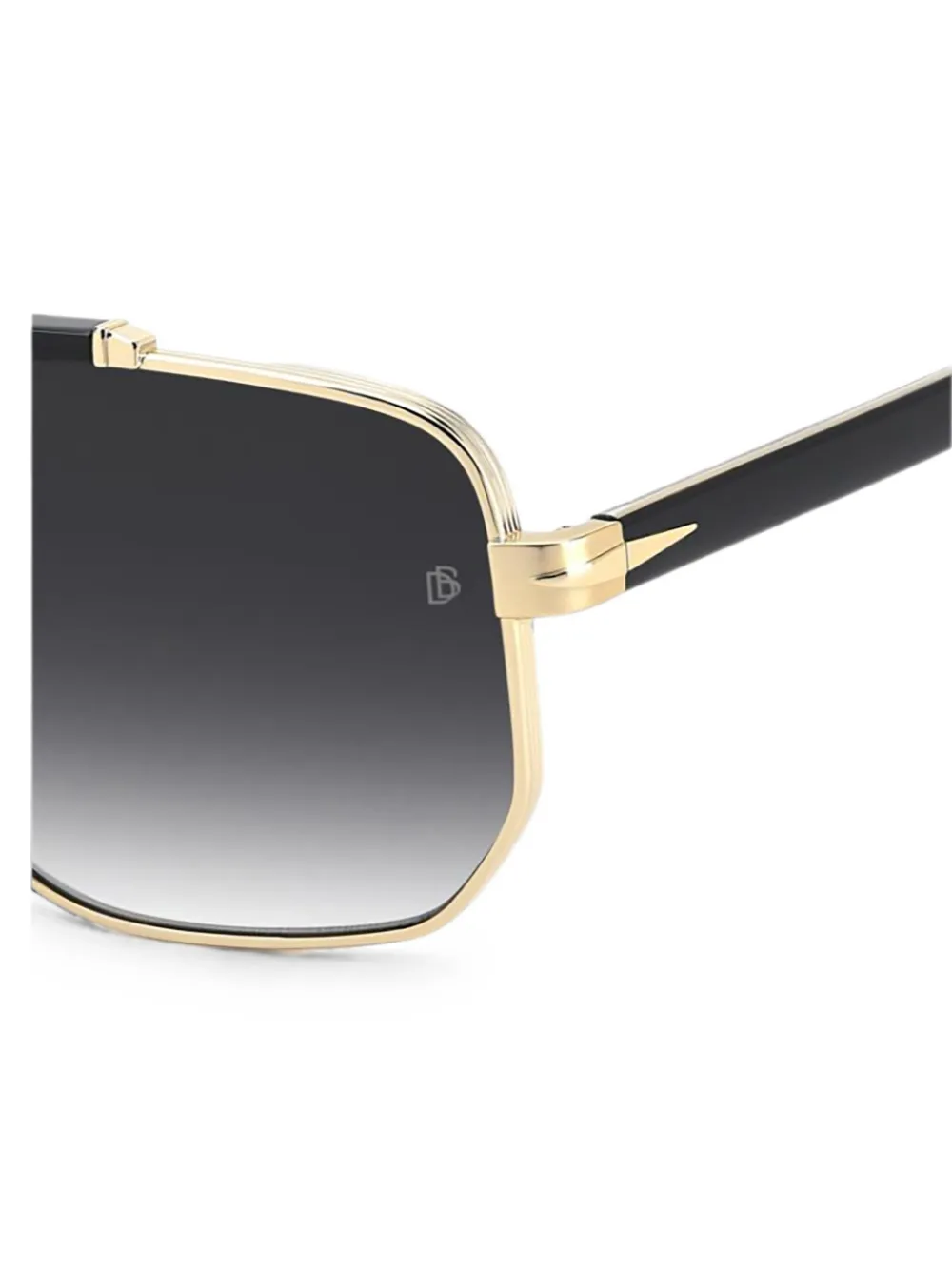 Eyewear by David Beckham Zonnebril met piloten montuur Goud