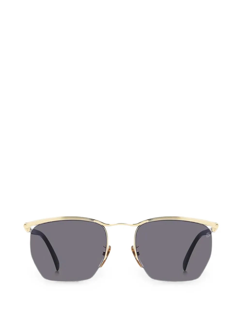 DAVID BECKHAM EYEWEAR geometric-frame sunglasses - Oro