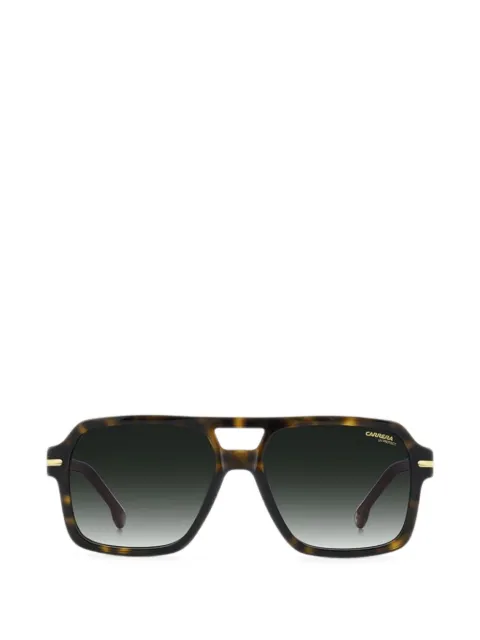 Carrera Carrera tortoiseshell-effect pilot-frame sunglasses