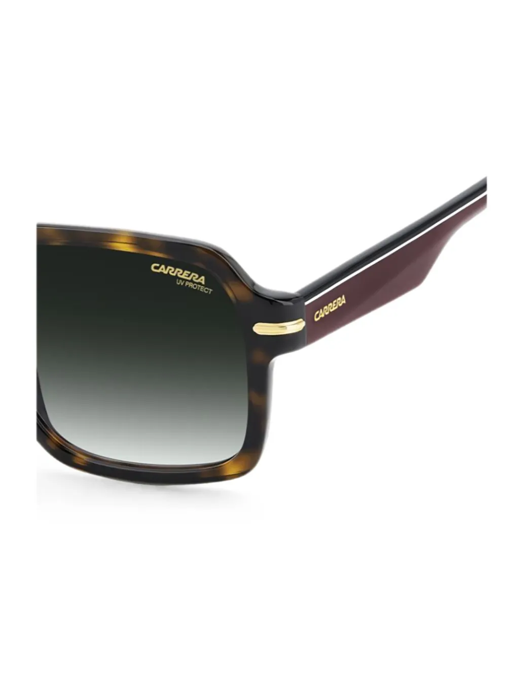 Carrera zonnebril met piloten montuur en schildpadschild-design Bruin