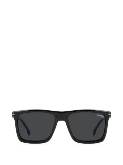 Carrera rectangle-frame clip-on glasses