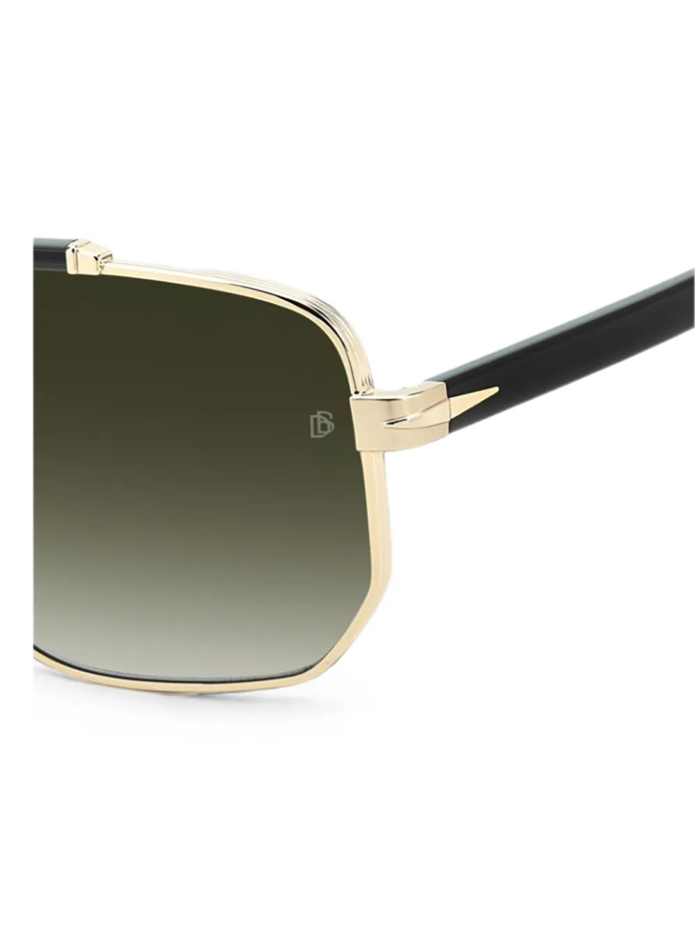 Eyewear by David Beckham Zonnebril met piloten montuur Goud