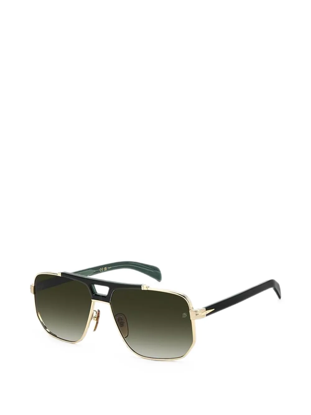 Eyewear by David Beckham Zonnebril met piloten montuur Goud
