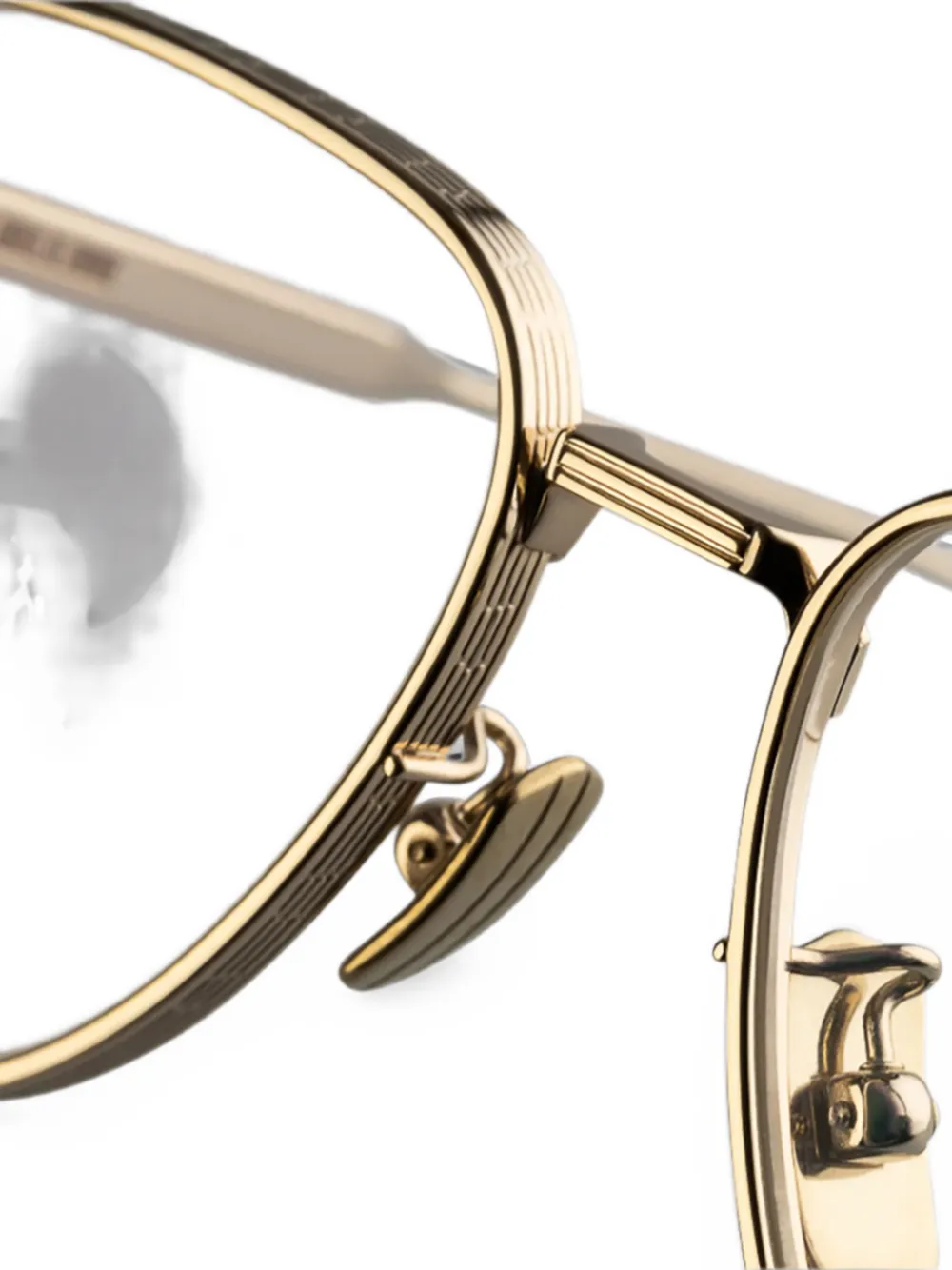 Cutler & Gross Pembroke bril met piloten montuur Goud