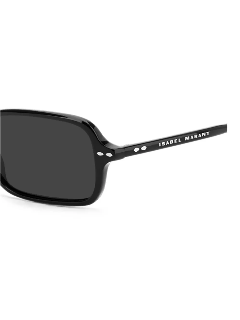 Isabel Marant Eyewear Zonnebril met rechthoekig montuur Zwart