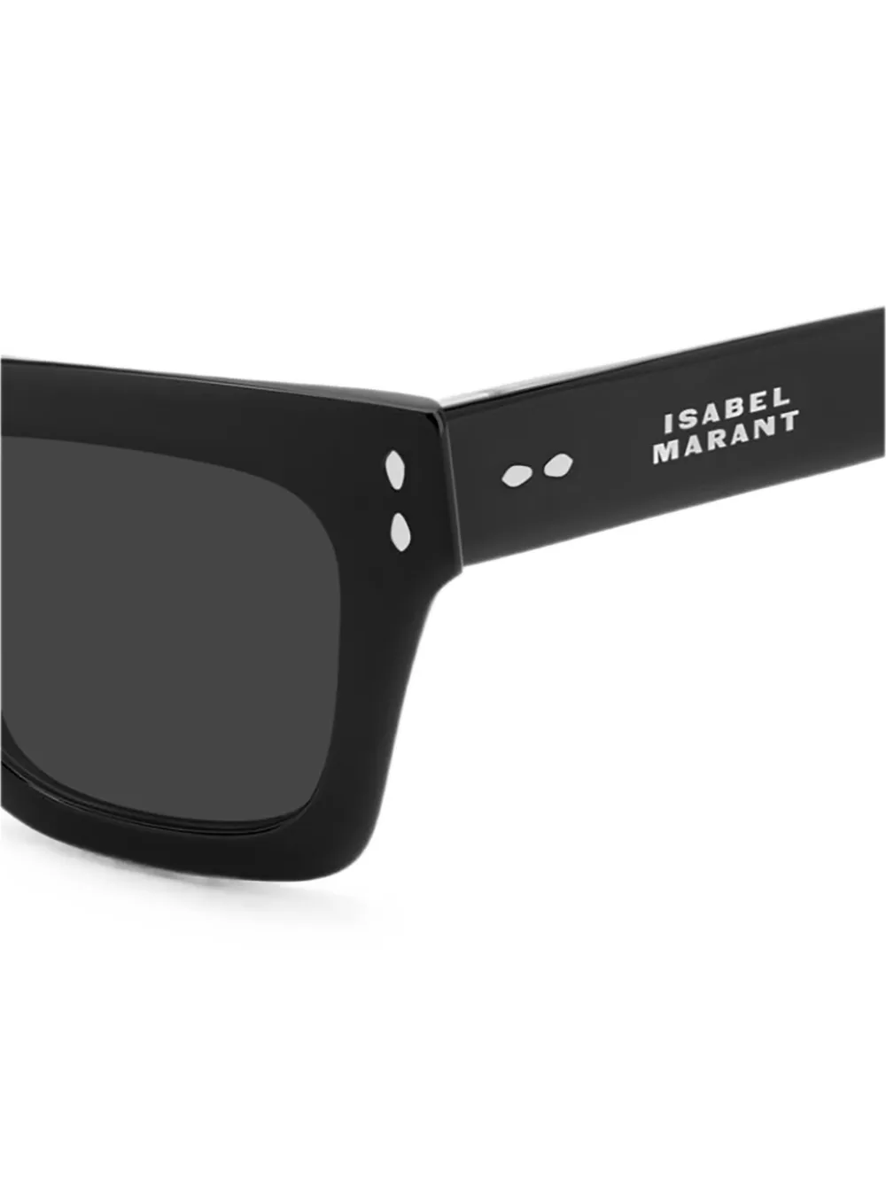 Isabel Marant Eyewear Zonnebril met vierkant montuur Zwart