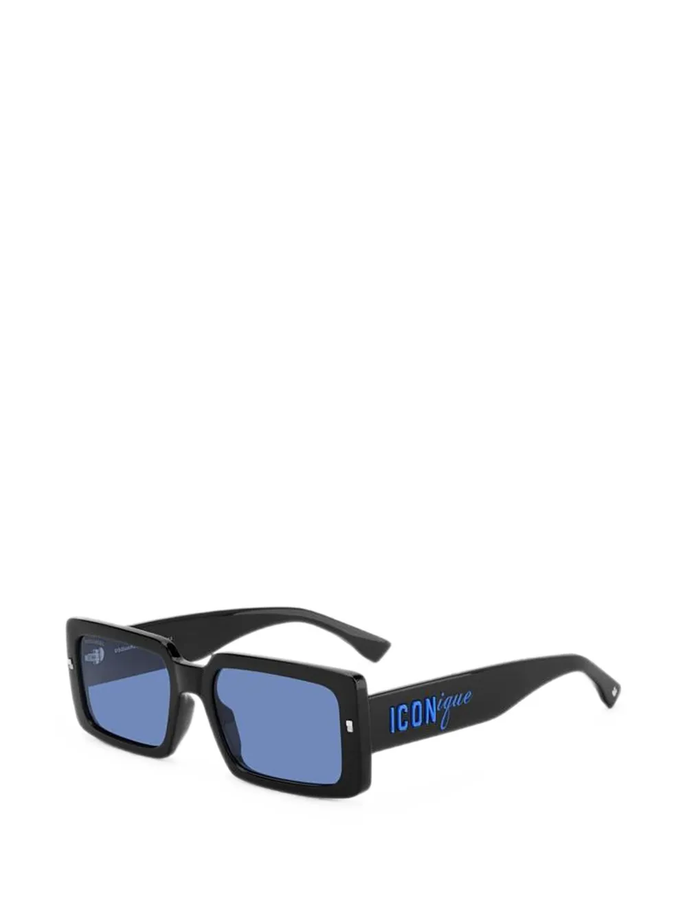 DSQUARED2 EYEWEAR Iconique zonnebril met rechthoekig montuur Zwart