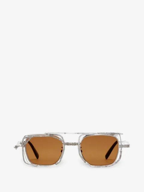 Kuboraum square-frame sunglasses