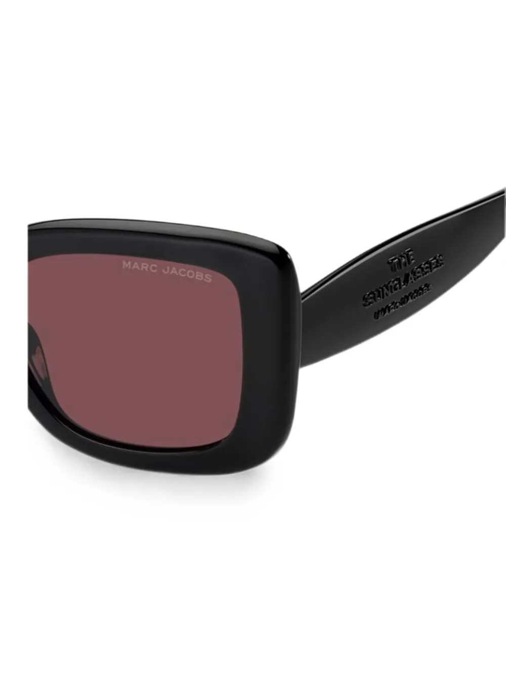 Marc Jacobs Eyewear Zonnebril met vierkant montuur Zwart
