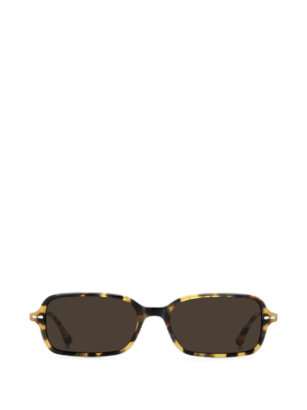 Isabel Marant Eyewear tortoiseshell-effect rectangle-frame sunglasses - Marrone