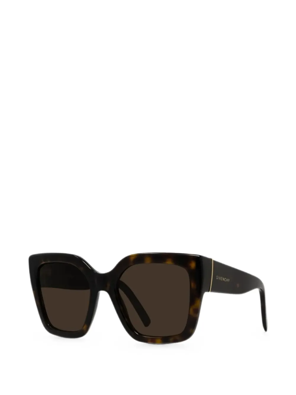 Givenchy Eyewear Zonnebril met vierkant montuur Bruin