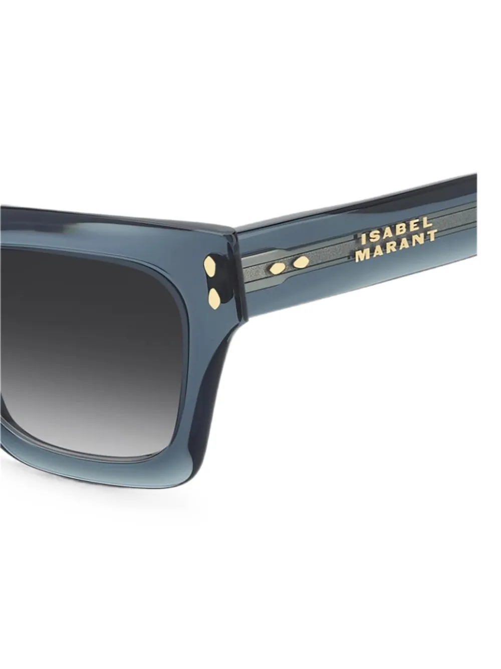 Isabel Marant Eyewear Carmy zonnebril met vierkant montuur Blauw