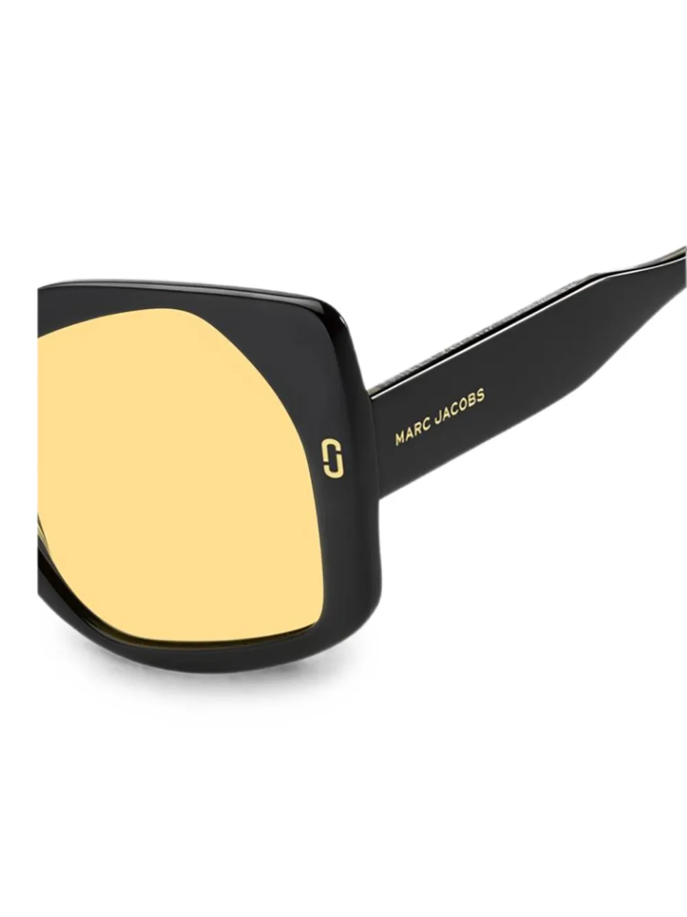 Marc Jacobs Eyewear Zonnebril met vierkant montuur Zwart