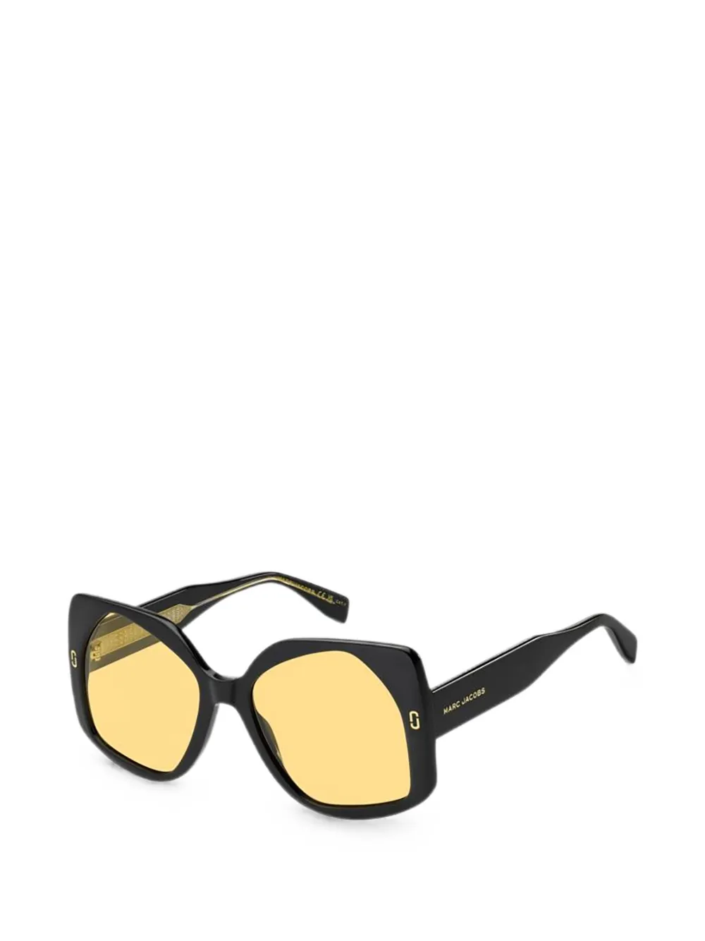 Marc Jacobs Eyewear Zonnebril met vierkant montuur Zwart