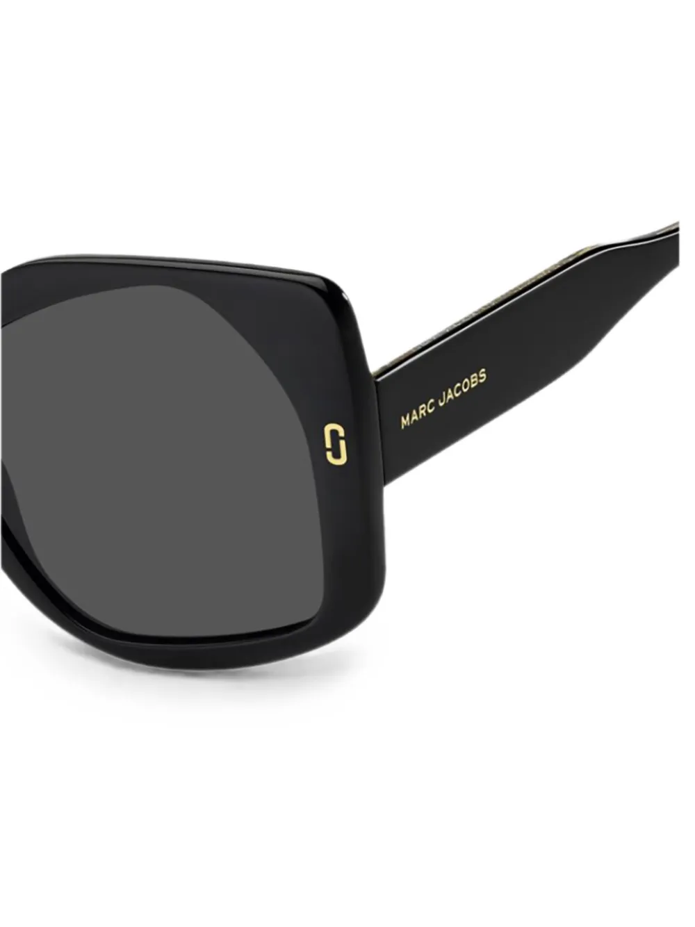 Marc Jacobs Eyewear Zonnebril met geometrisch montuur Zwart