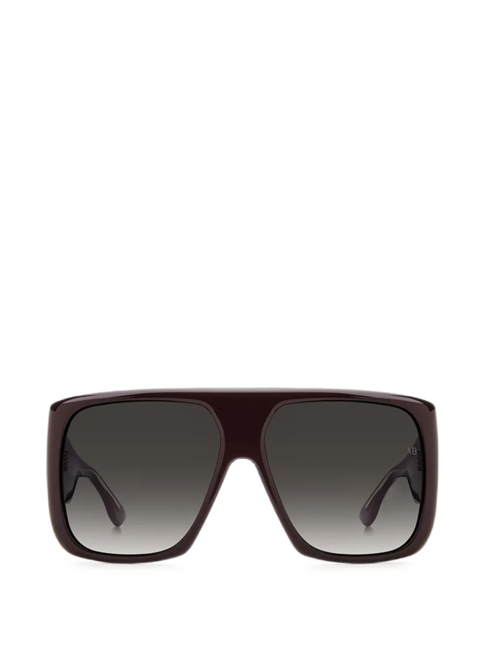 Victoria Beckham Eyewear oversized-frame sunglasses - Marrone