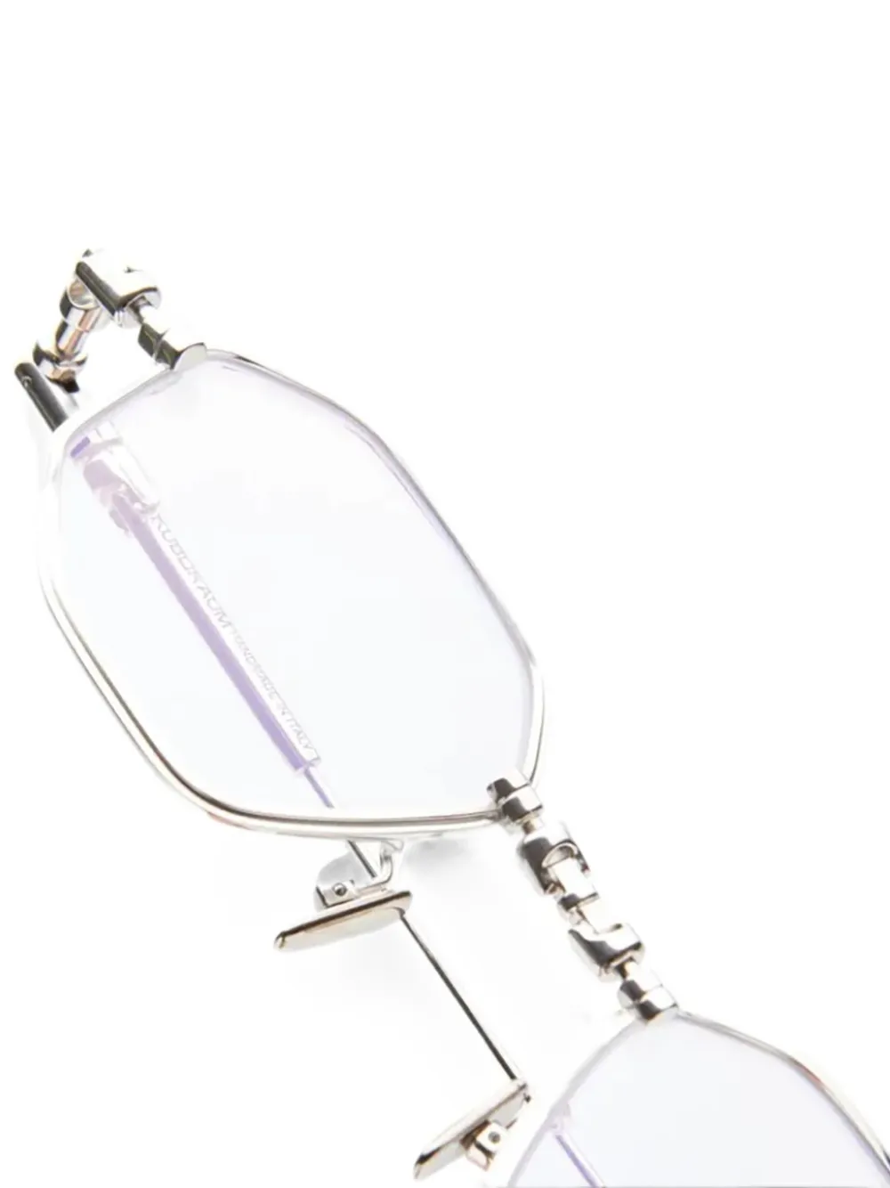 Kuboraum Zonnebril met geometrisch montuur Zilver