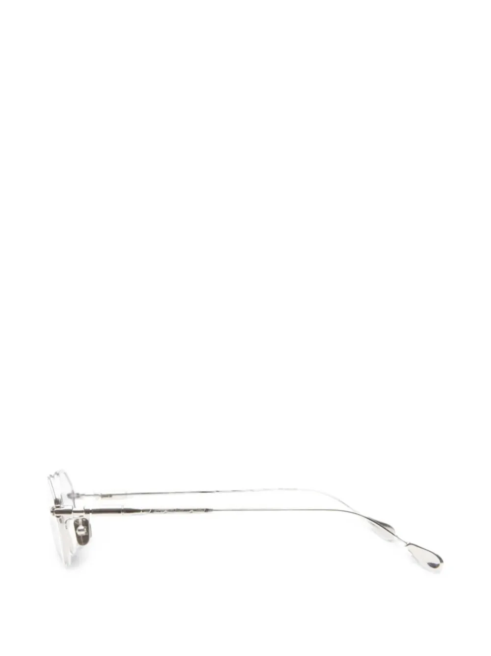 Kuboraum Zonnebril met geometrisch montuur Zilver