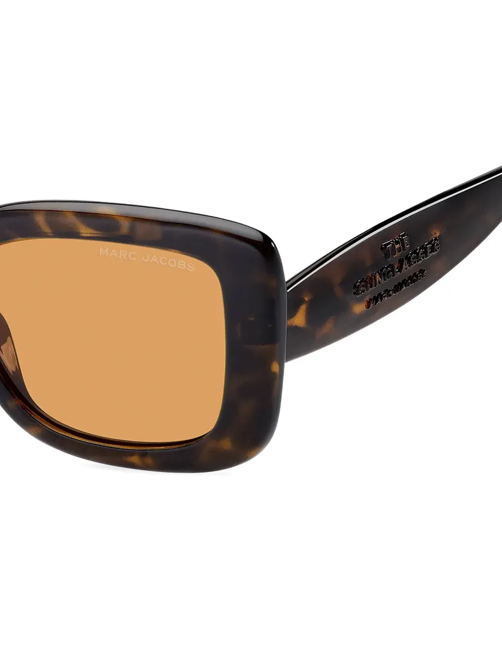 Marc Jacobs Eyewear Zonnebril met vierkant montuur Bruin