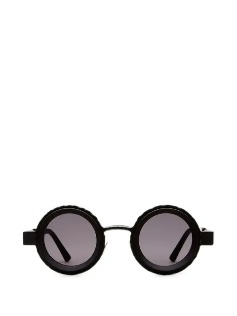 Kuboraum round-frame textured sunglasses