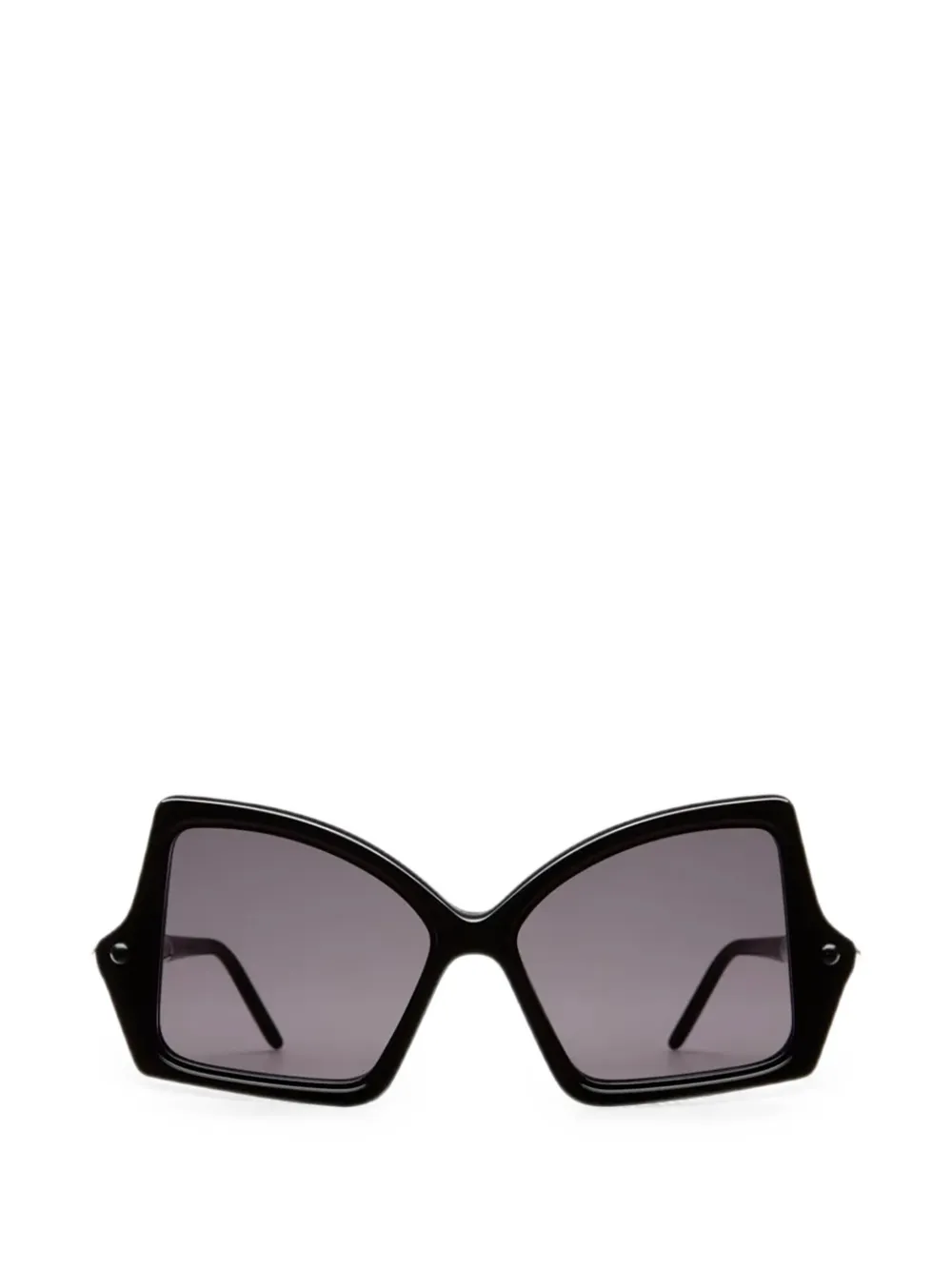 Kuboraum geometric-frame sunglasses - Nero
