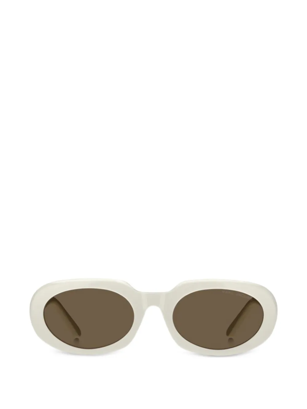 Marc Jacobs Eyewear The Sunglasses oval-frame sunglasses - Bianco