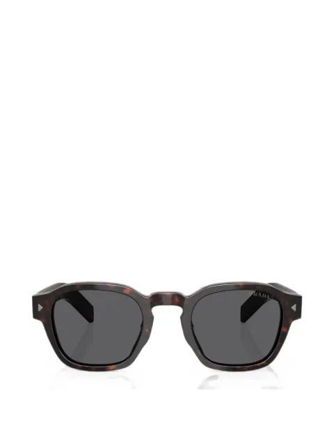 Prada Eyewear tortoiseshell-effect geometric-frame sunglasses