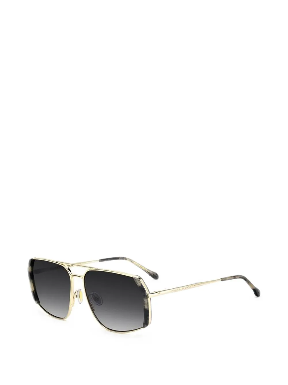 Isabel Marant Eyewear Willo zonnebril met geometrisch montuur Goud