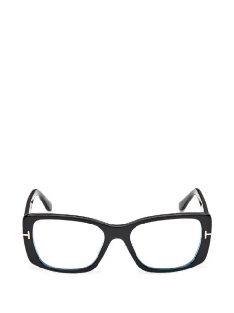 TOM FORD Eyewear T-motif rectangle-frame glasses