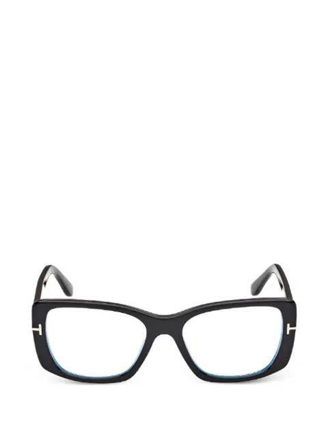 TOM FORD Eyewear T-motif rectangle-frame glasses