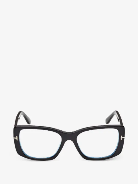 TOM FORD Eyewear T-motif rectangle-frame glasses