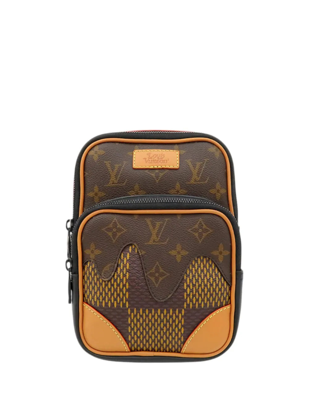 Louis Vuitton Pre-Owned 2021-2026 Nigo Giant Damier Ebene Monogram Amazone Sling Bag crossbody bag - Brown