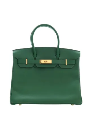 Hermès Pre-Owned 2002 Courchevel Birkin Retourne 30 Handbag