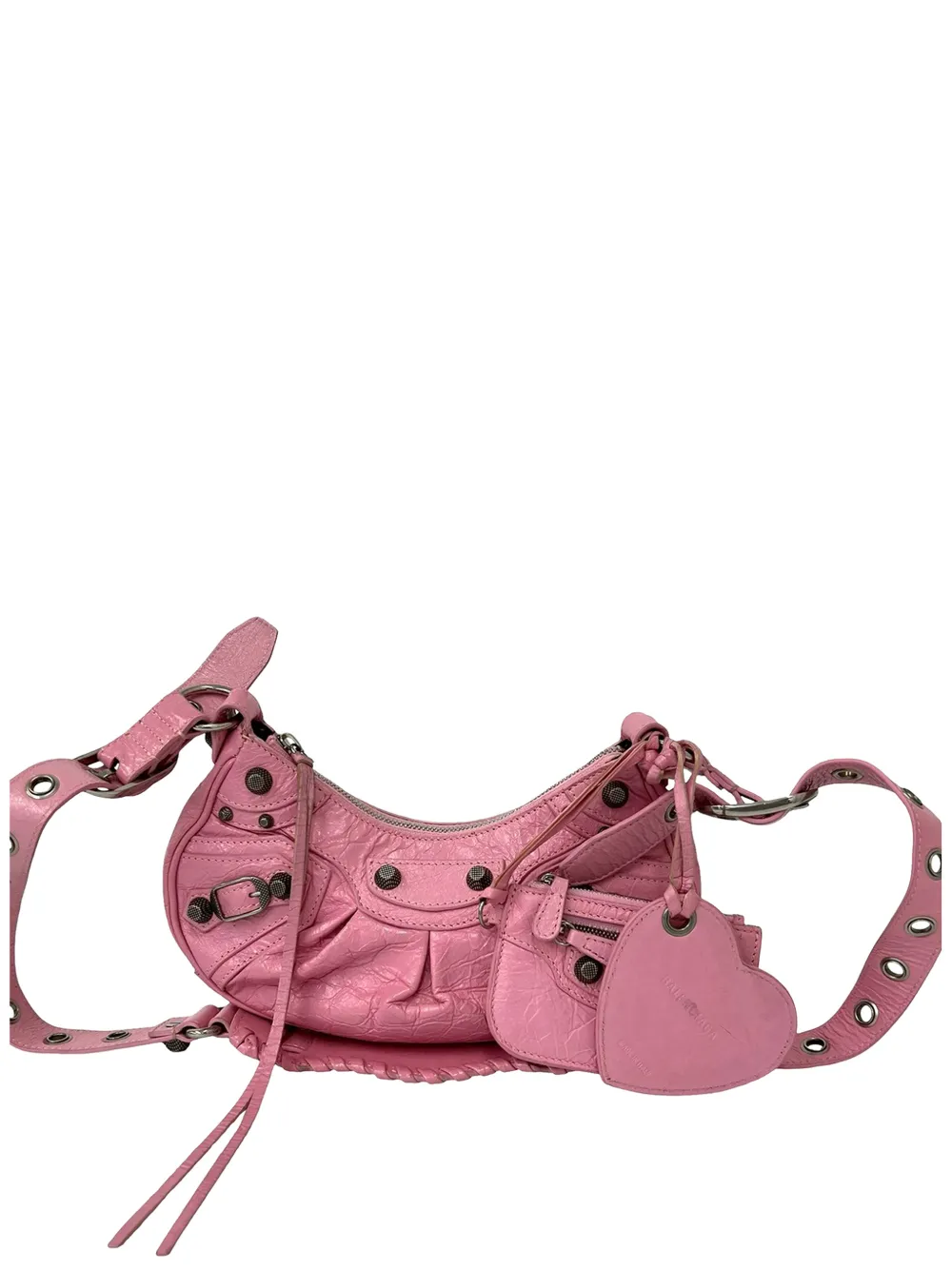 Balenciaga Pre-Owned Borsa a tracolla Motocross Le Cagole XS in pelle di agnello 2021-2022 - Rosa