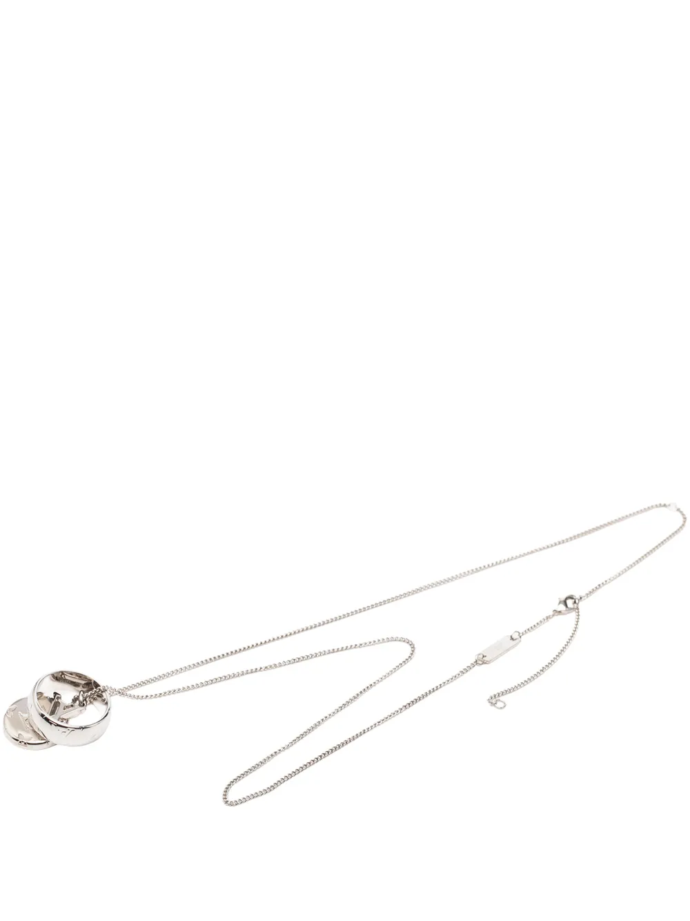 Louis Vuitton Pre-Owned Collana con pendente 2022 - Argento