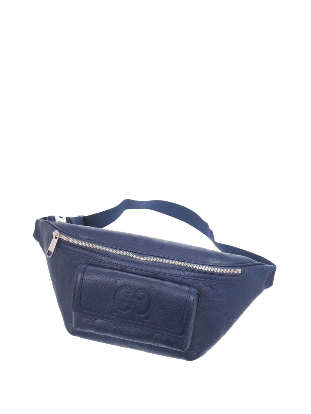 Gucci Pre-Owned Marsupio Jumbo GG con design goffrato 2016-2026 - Blu