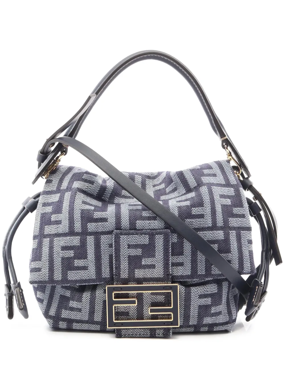 Fendi Pre-Owned Borsa a tracolla Mamma Baguette piccola 2000-2010 - Blu