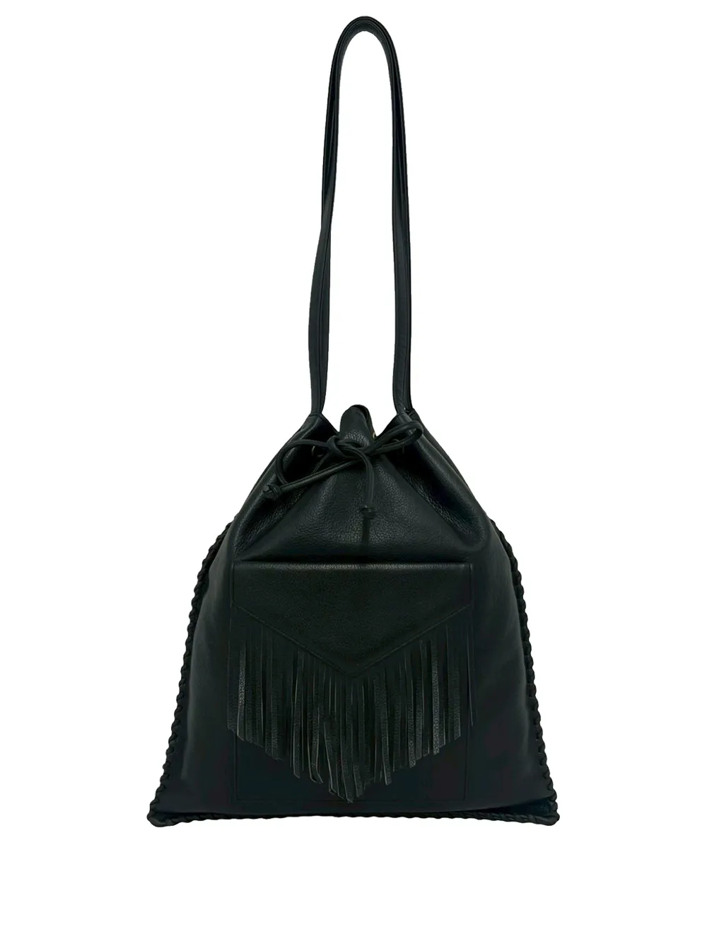 Saint Laurent Pre-Owned Borsa tote in pelle XX secolo - Nero