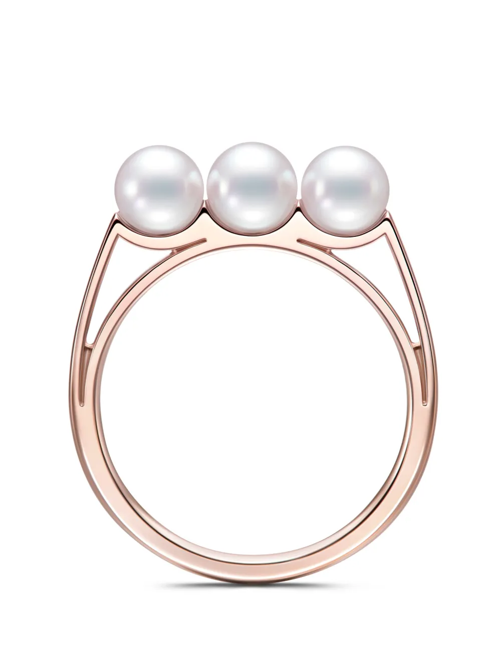 TASAKI Anello Balance Light con perle - Rosa