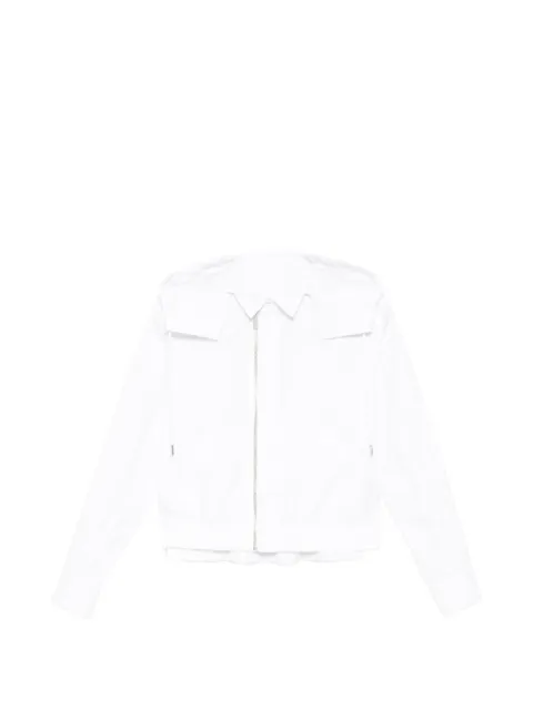sacai hooded panelled jacket