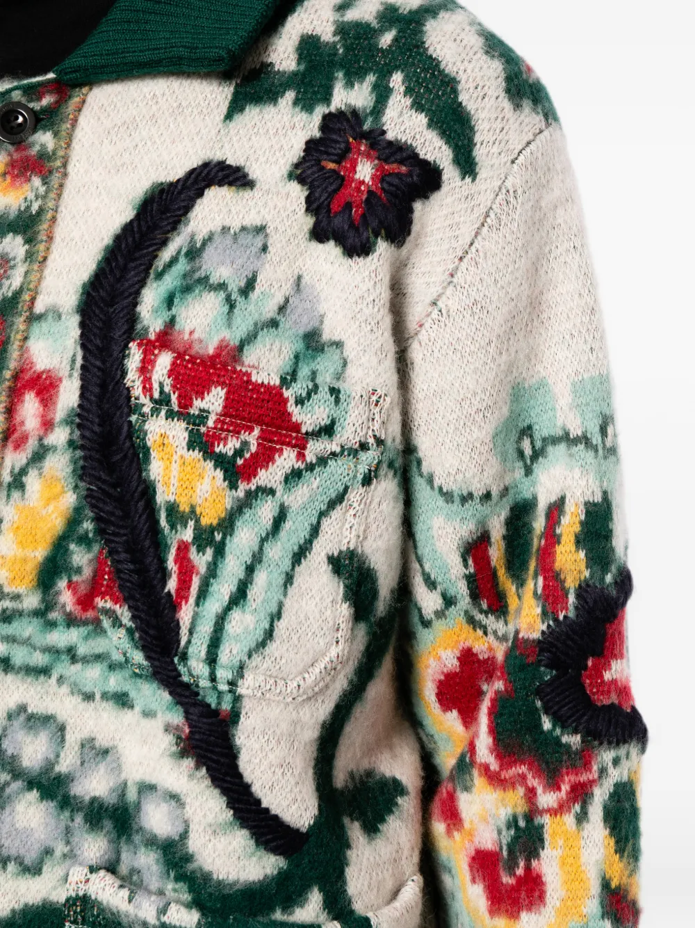 sacai Wollen vest Beige
