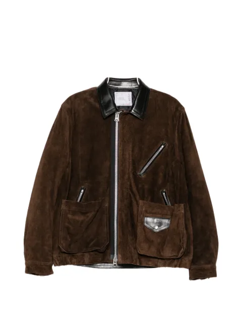 sacai suede blouson 