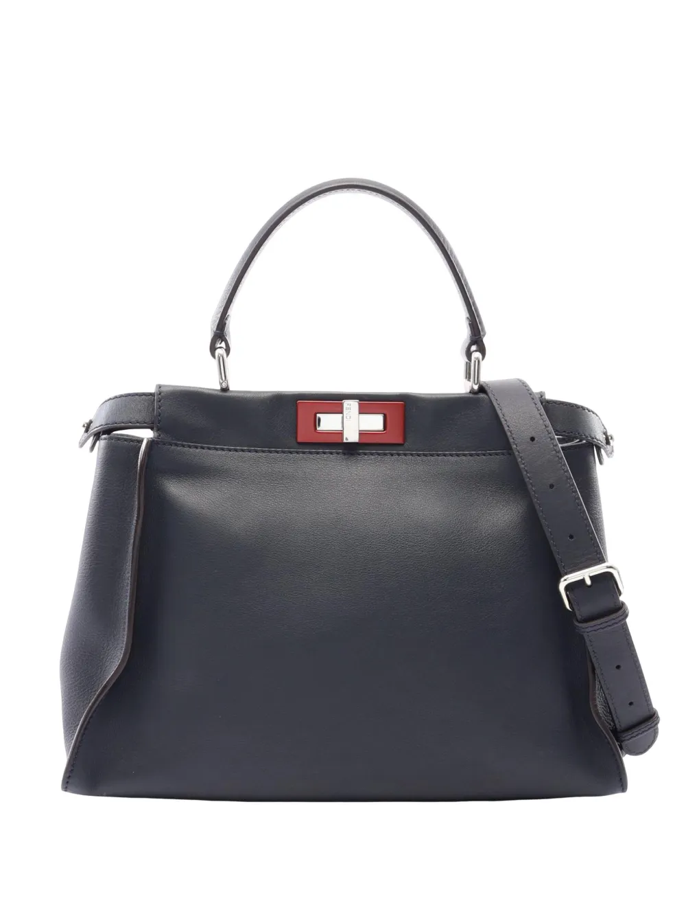 Fendi Pre-Owned Borsa a tracolla Peekaboo in pelle 2000-2010 - Blu