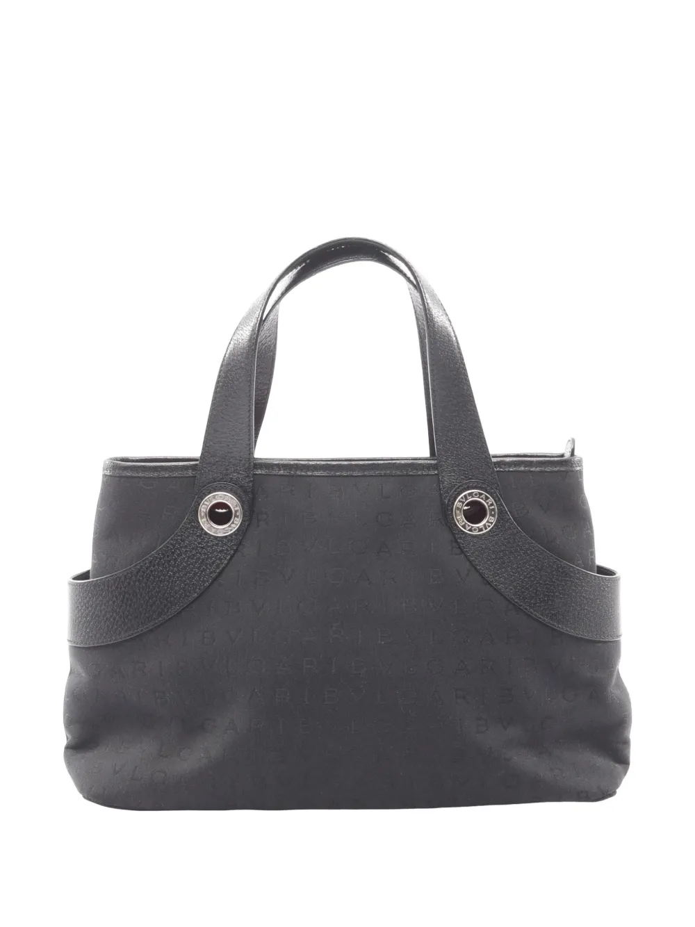 Bvlgari Pre-Owned Borsa a mano Logomania in tela 2010-2026 - Nero