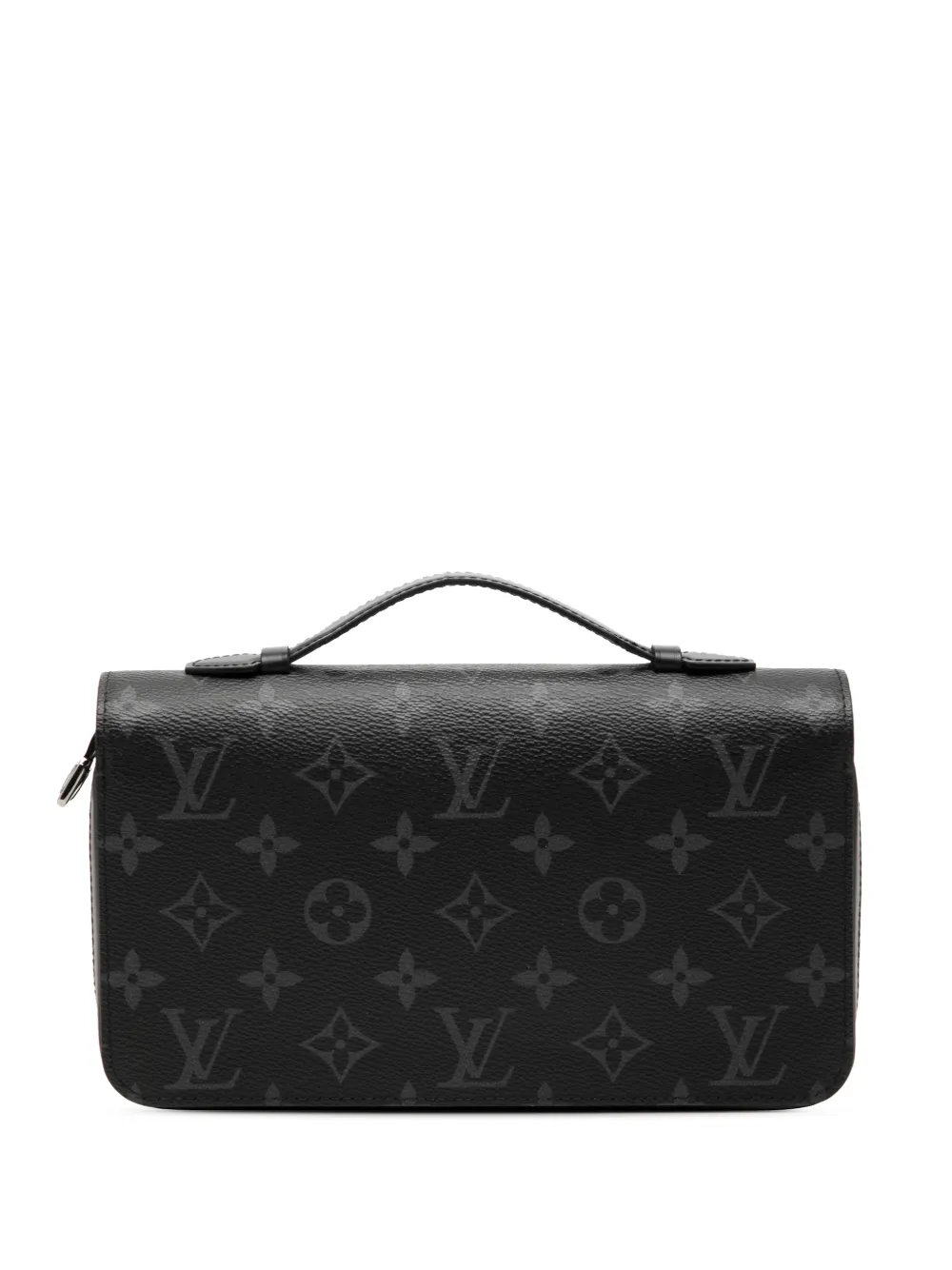 Louis Vuitton Pre-Owned Portafoglio Zippy XL in tela Monogram Eclipse 2010-2026 - Nero