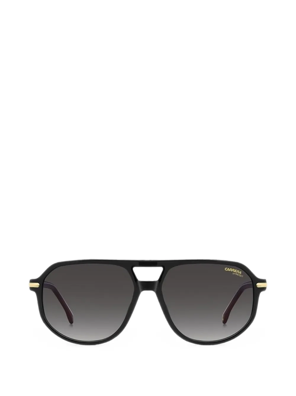 Carrera gafas de sol con lentes degradadas y montura estilo piloto | negro | Image 1