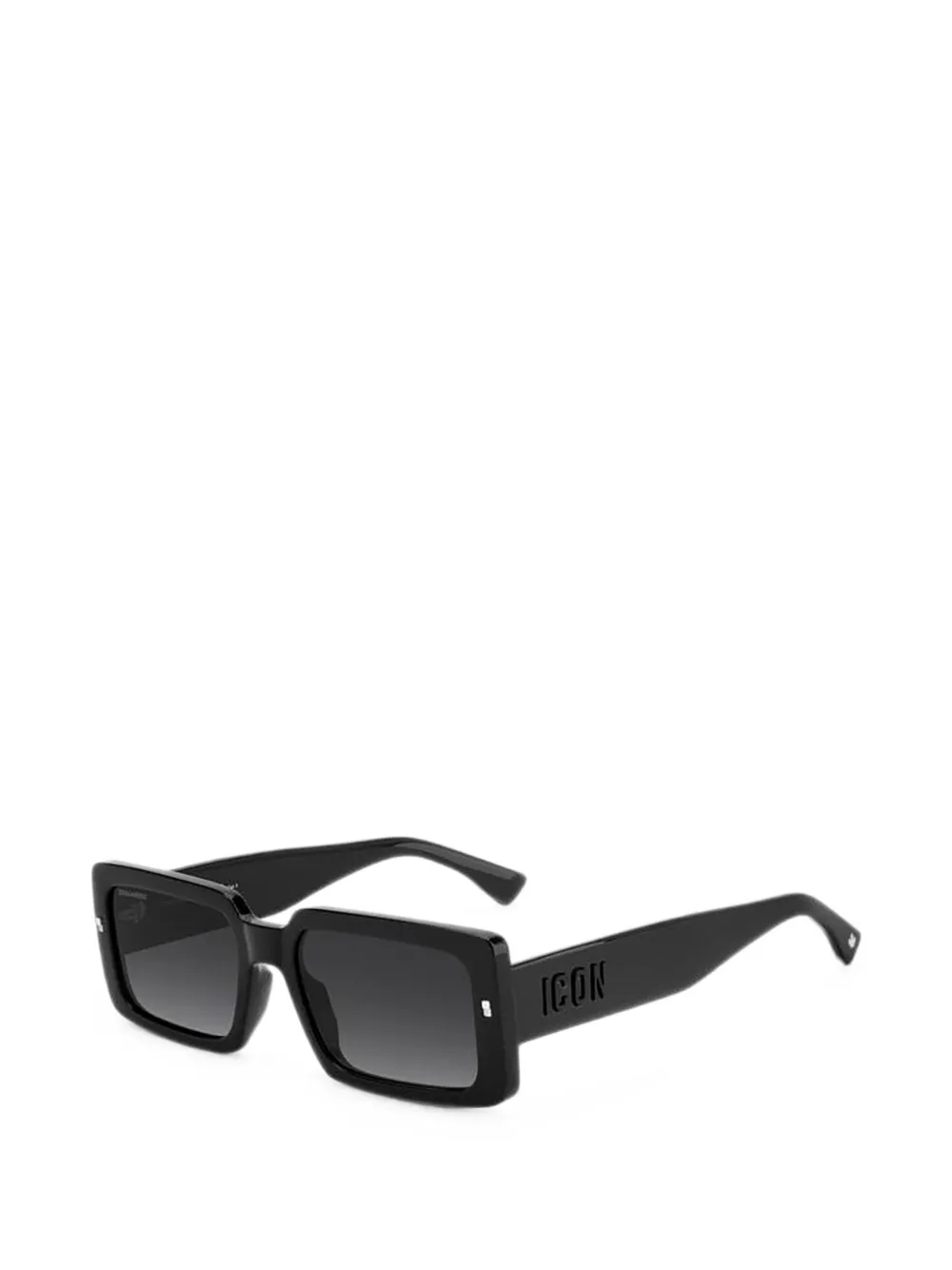 DSQUARED2 EYEWEAR ICONique zonnebril met rechthoekig montuur Zwart