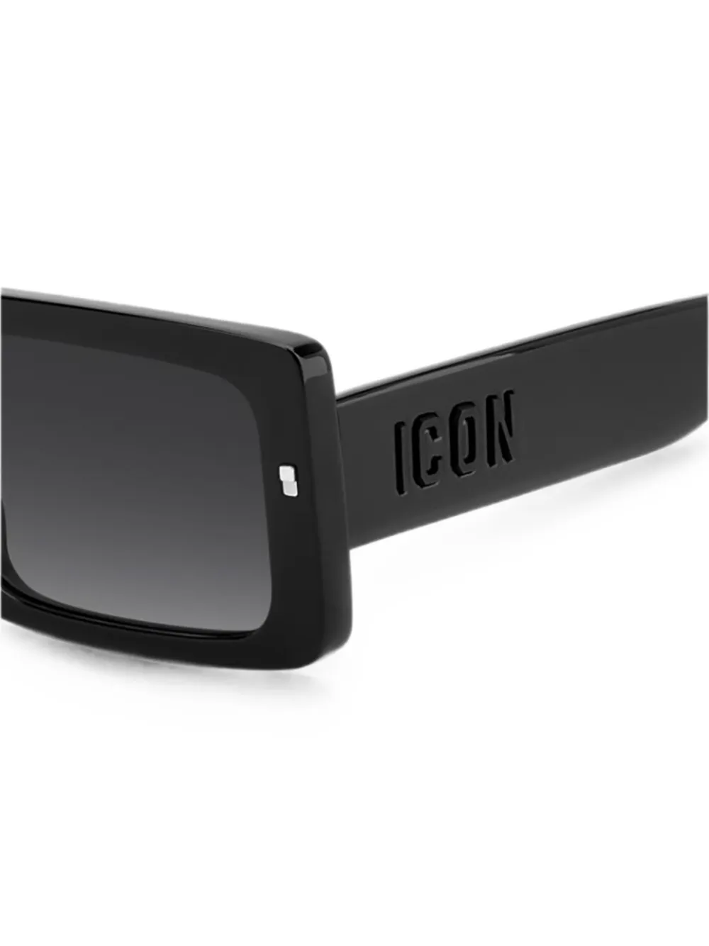 DSQUARED2 EYEWEAR ICONique zonnebril met rechthoekig montuur Zwart