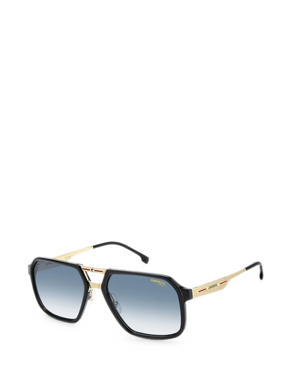 Carrera 27 S zonnebril met geometrisch montuur Zwart