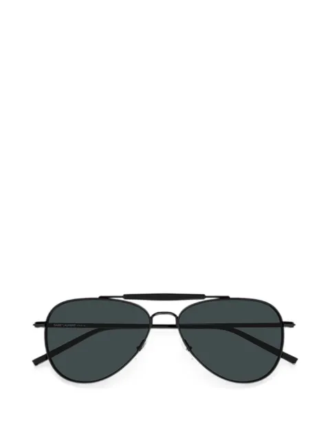 Saint Laurent Eyewear double-bridge pilot-frame sunglasses